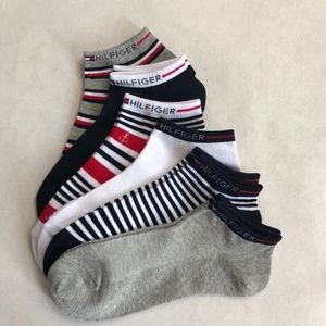 Tommy Hilfiger Iconic Red White Blue Stripe socks